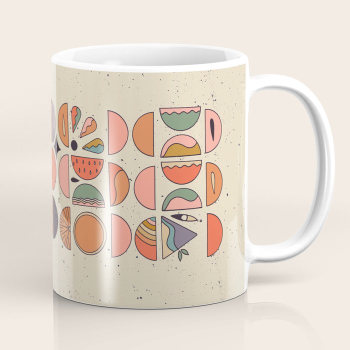 Retro Fruits Coffee Mug Gallery Image 1