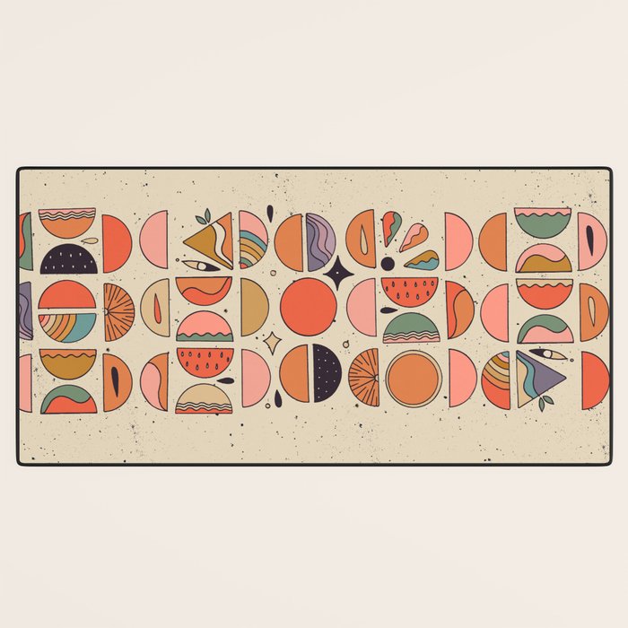 Retro Fruits Desk Mat Gallery Image 3