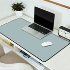 Light Blue-Gray Solid Desk Mat Gallery Image 2