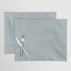 Light Blue-Gray Solid Placemat Gallery Image 1