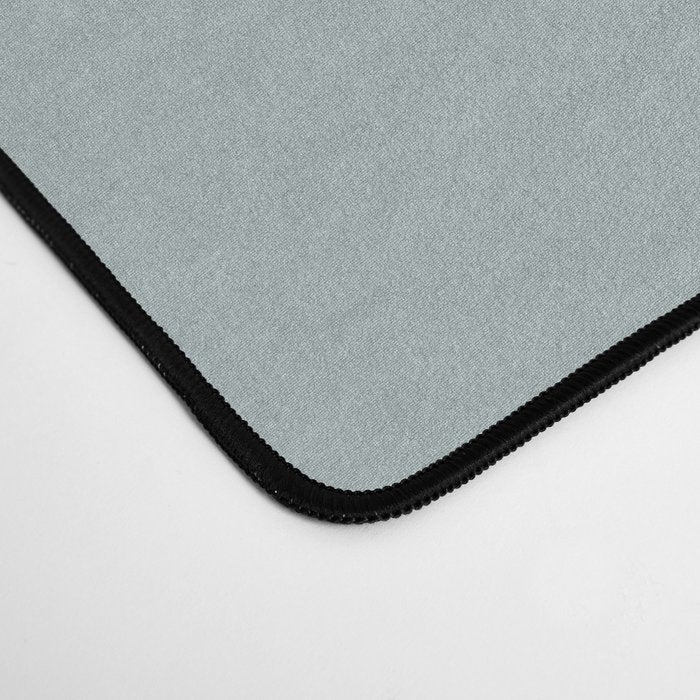 Light Blue-Gray Solid Desk Mat Gallery Image 4