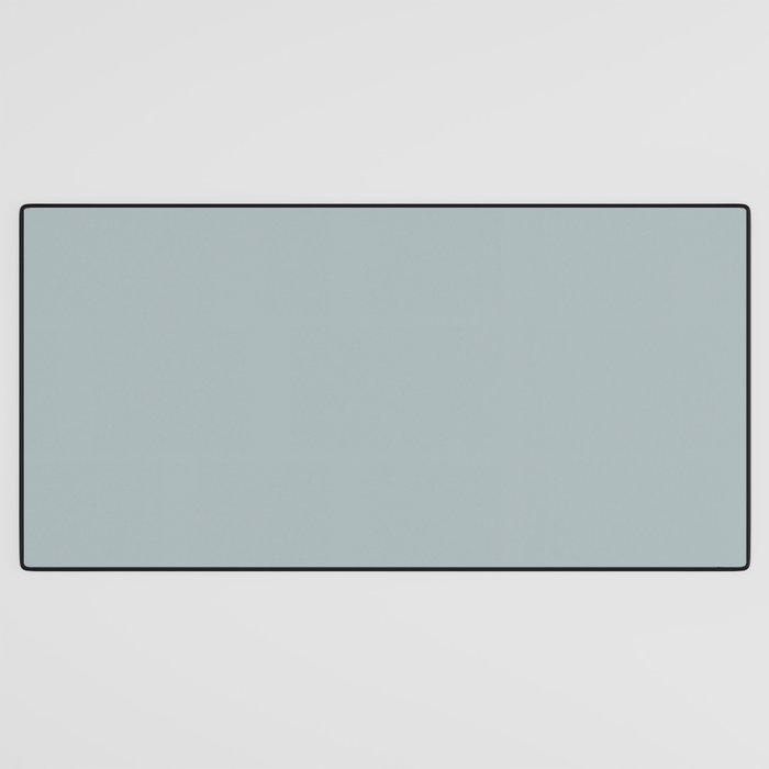 Light Blue-Gray Solid Desk Mat Gallery Image 3