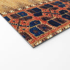 Baluch Sofreh  Khorasan  Antique Tribal Persian Fabric Print Welcome Mat Gallery Image 2