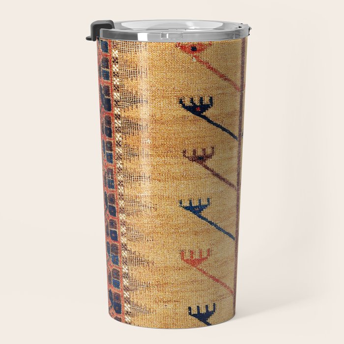 Baluch Sofreh  Khorasan  Antique Tribal Persian Fabric Print Travel Mug Gallery Image 3