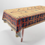 Baluch Sofreh  Khorasan  Antique Tribal Persian Fabric Print Tablecloth Gallery Image 1