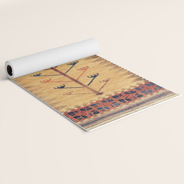 Baluch Sofreh  Khorasan  Antique Tribal Persian Fabric Print Yoga Mat Gallery Image 2
