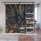 Metallic Ocean Wall Mural Gallery Image 1