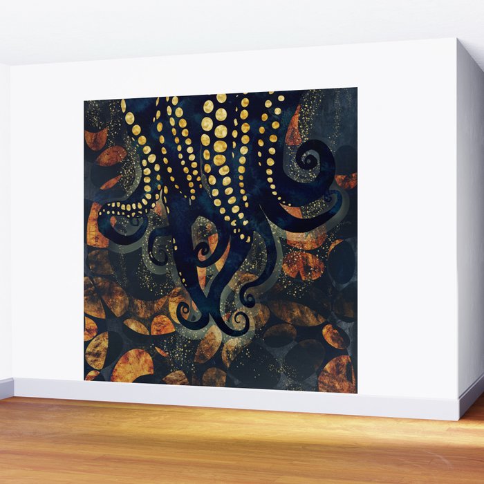 Metallic Ocean Wall Mural Gallery Image 2