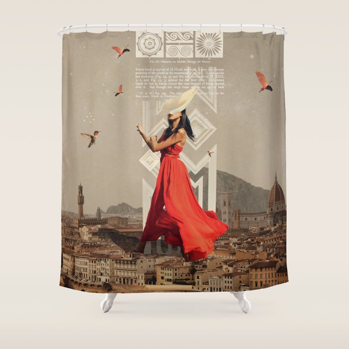 Bird Whisperer Shower Curtain Gallery Image 1