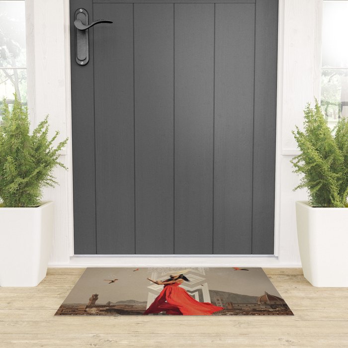 Bird Whisperer Welcome Mat Gallery Image 3