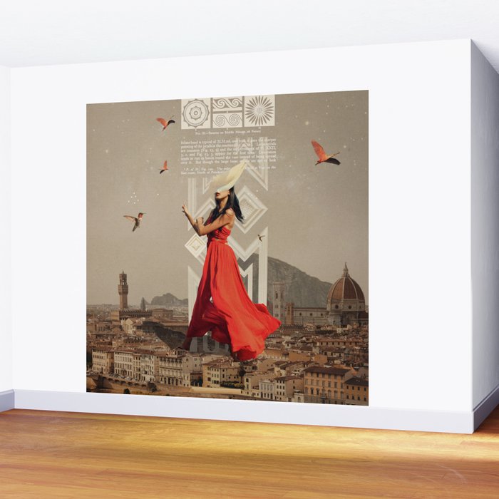 Bird Whisperer Wall Mural Gallery Image 2