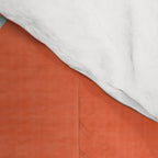 Color Block Floral Hearts - retro Comforter Gallery Image 4