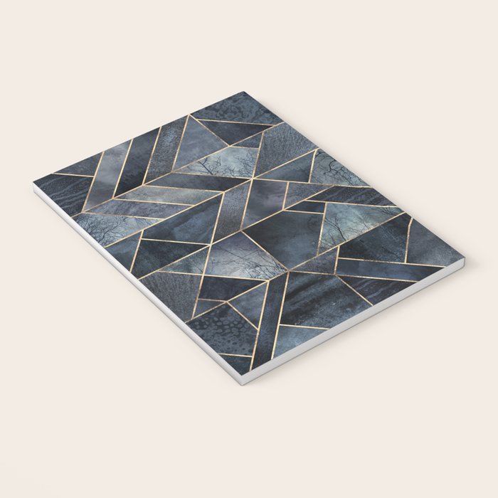 Abstract Nature - Dark Blue Notebook Gallery Image 3