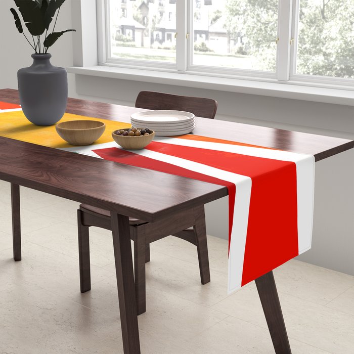 Sun Retro Art Table Runner Gallery Image 2
