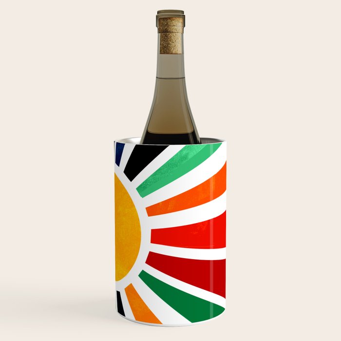 Sun Retro Art Wine Chiller Gallery Image 3