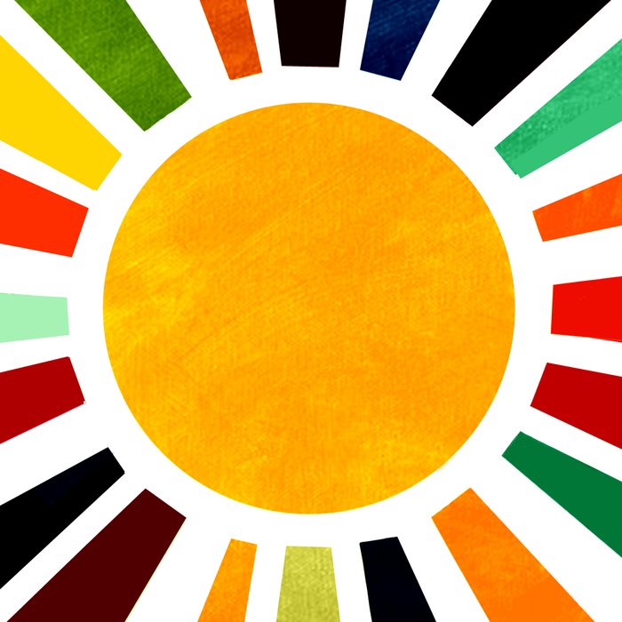 Sun Retro Art Coffee Mug Gallery Image 2