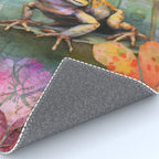 Colorful Frog Garden Indian Summer Flora And Wildlife Rug Gallery Image 4