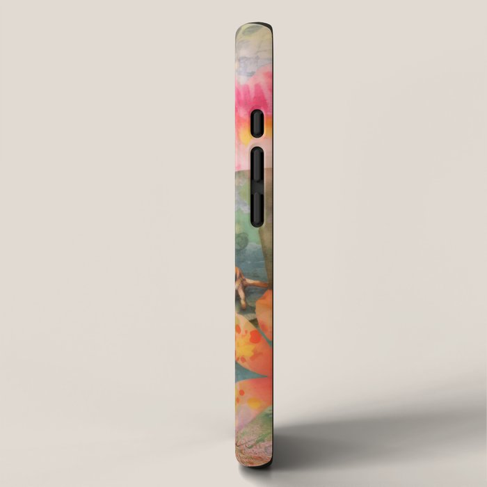Colorful Frog Garden Indian Summer Flora And Wildlife iPhone Case Gallery Image 2