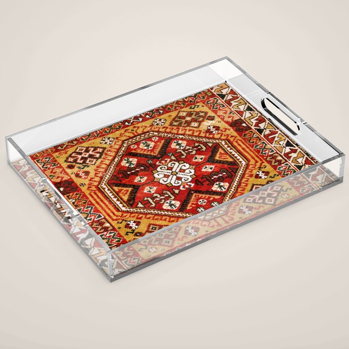 Qashqaâi  Fars Southwest Persian Bag Print Acrylic Tray Gallery Image 1