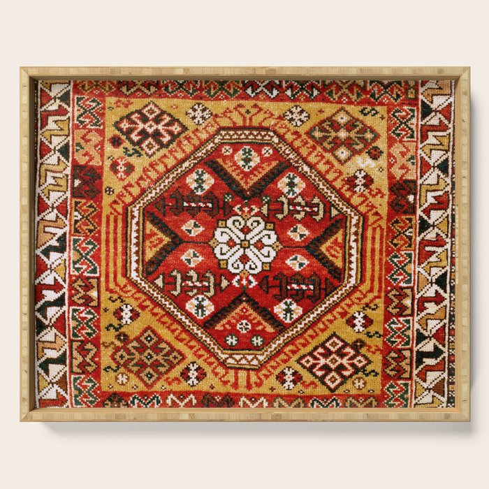 Qashqaâi  Fars Southwest Persian Bag Print Serving Tray Gallery Image 1