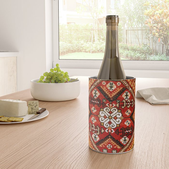 Qashqaâi  Fars Southwest Persian Bag Print Wine Chiller Gallery Image 4