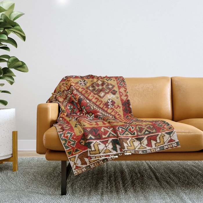 Qashqaâi  Fars Southwest Persian Bag Print Throw Blanket Gallery Image 1