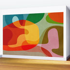 Abstract Colorful Artwork VII Wall Mural Gallery Image 2