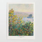 Claude Monet Flower Beds at Vétheuil Vetheuil Art Exhibition Poster Gallery Image 4