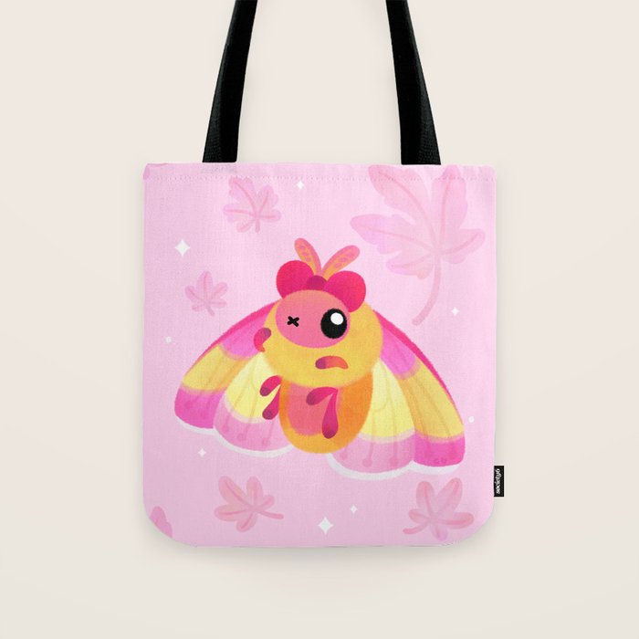 Rosy Maple Moth Tote Bag Gallery Image 1
