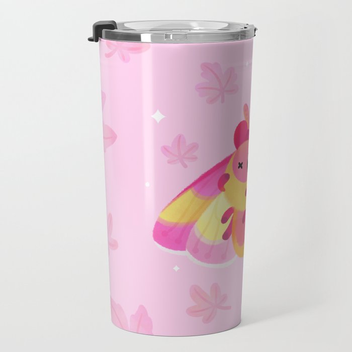 Rosy Maple Moth Travel Mug Gallery Image 3