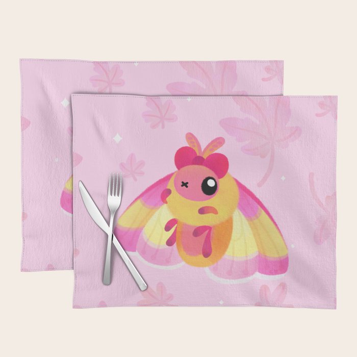 Rosy Maple Moth Placemat Gallery Image 1