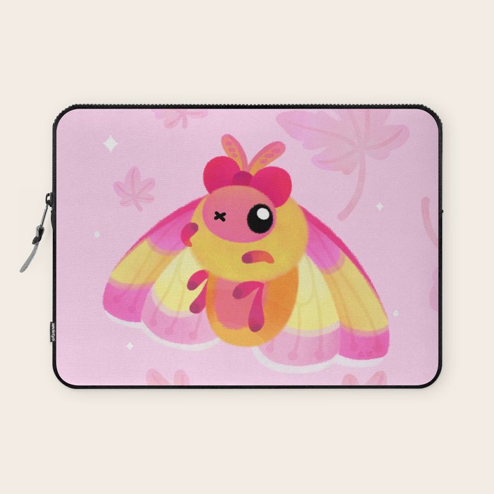 Rosy Maple Moth Laptop Sleeve Gallery Image 1