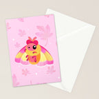 Rosy Maple Moth Stationery Card Gallery Image 2