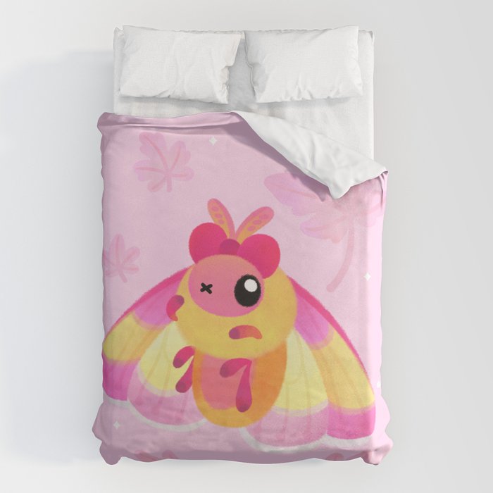 Rosy Maple Moth Duvet Cover Gallery Image 6