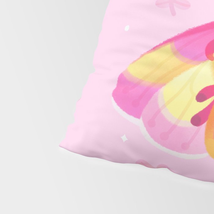 Rosy Maple Moth Pillow Sham Gallery Image 4