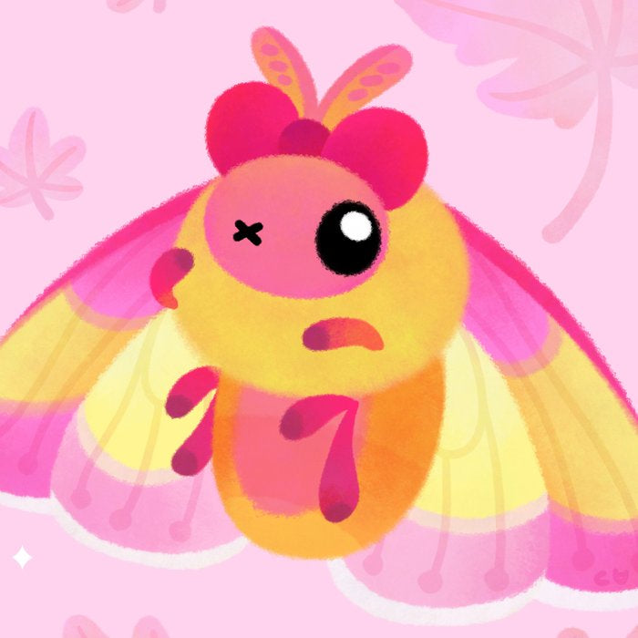 Rosy Maple Moth Coffee Mug Gallery Image 2