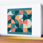 Mid Century Geometric 18 Wall Mural Gallery Image 2