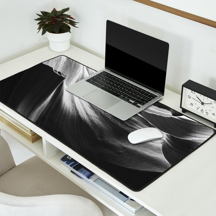 ANTELOPE CANYON XIII / arizona desert Desk Mat Gallery Image 2