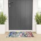 Graffiti Art Spray Painting White Street Comics Welcome Mat Gallery Image 3