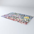 Graffiti Art Spray Painting White Street Comics Rug Gallery Image 3