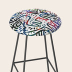 Graffiti Art Spray Painting White Street Comics Stool Gallery Image 2