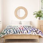 Graffiti Art Spray Painting White Street Comics Duvet Cover Gallery Image 3