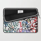 Graffiti Art Spray Painting White Street Comics Laptop Sleeve Gallery Image 2