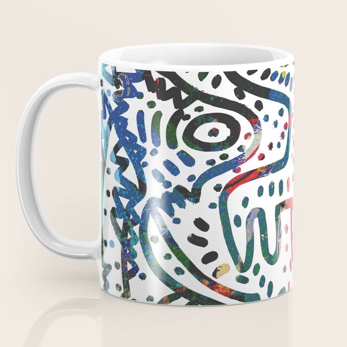 Graffiti Art Spray Painting White Street Comics Coffee Mug Gallery Image 3