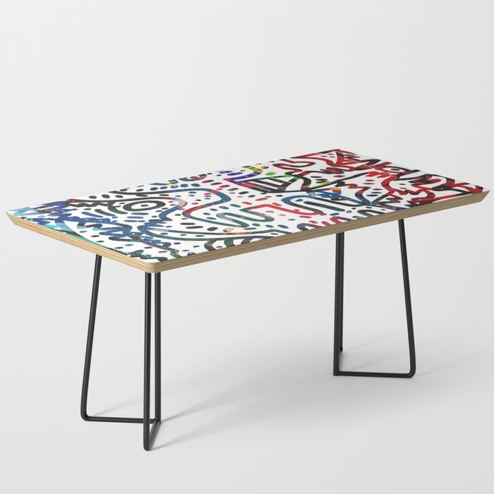 Graffiti Art Spray Painting White Street Comics Coffee Table Gallery Image 1