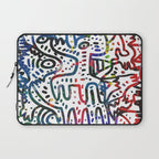 Graffiti Art Spray Painting White Street Comics Laptop Sleeve Gallery Image 1