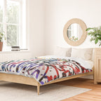 Graffiti Art Spray Painting White Street Comics Duvet Cover Gallery Image 2