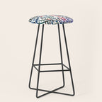 Graffiti Art Spray Painting White Street Comics Stool Gallery Image 1