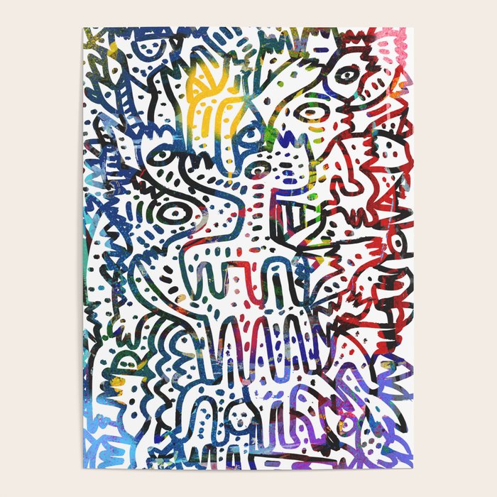 Graffiti Art Spray Painting White Street Comics Poster Gallery Image 1