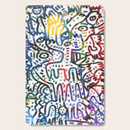 Graffiti Art Spray Painting White Street Comics Cutting Board Gallery Image 1